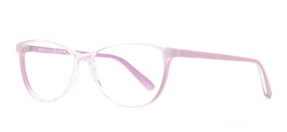 BENX FANTASIA Eyeglasses Teenage Woman Cateye Full-Rimmed Grilamid (TR90) Unfiltered BXFNTS 1376-C.05